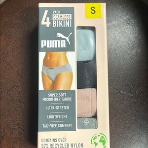 Puma seamless Bikini Panties 4-Pack size small